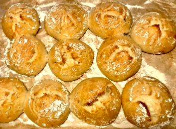 Brötchen frisch aus dem Ofen