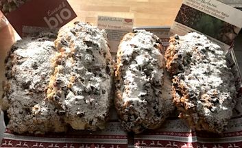 Dinkel Marzipan Stollen